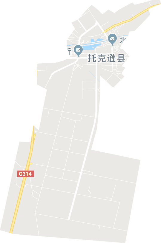 托克逊镇电子地图
