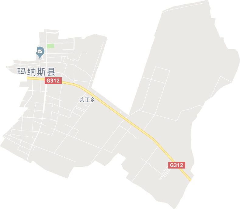 玛纳斯镇电子地图