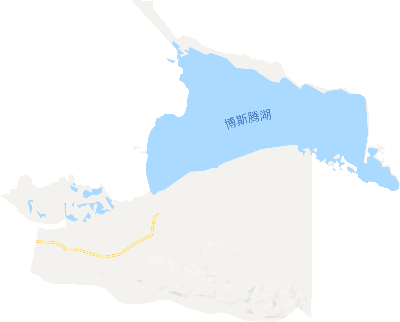 博斯腾湖乡电子地图