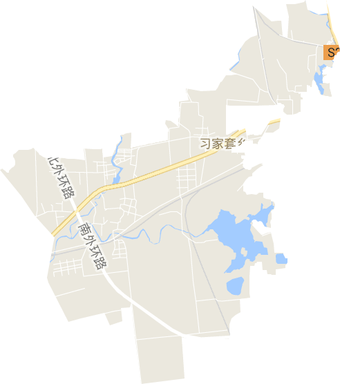 习家套乡电子地图