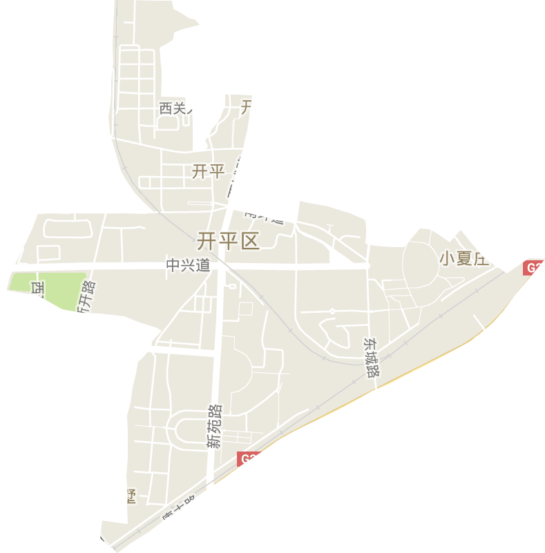 开平街道电子地图