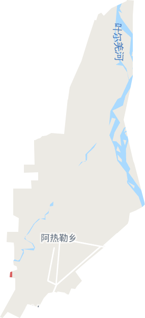 阿热勒乡电子地图