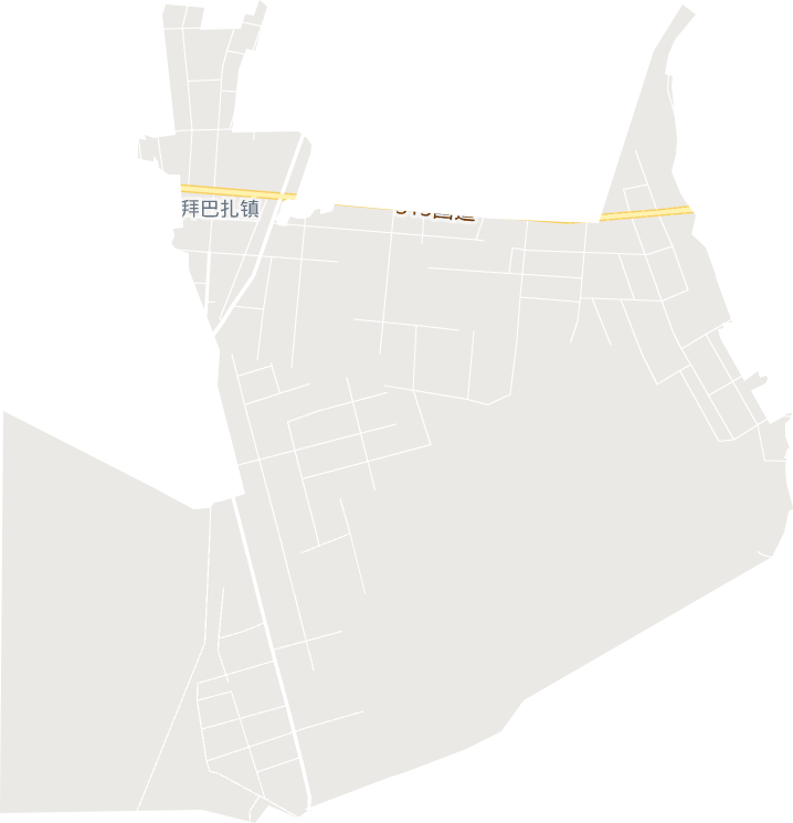 先拜巴扎镇电子地图