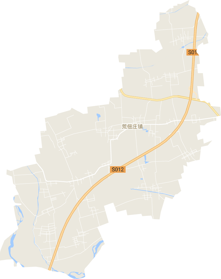 荒佃庄镇电子地图