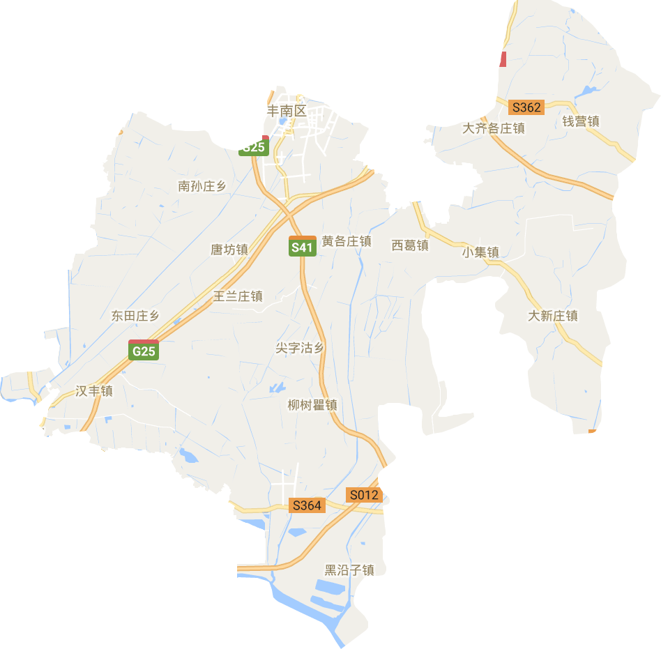 丰南区电子地图
