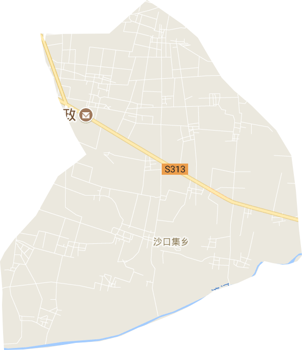 沙口集乡电子地图