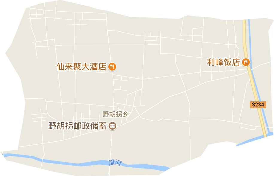 野胡拐乡电子地图