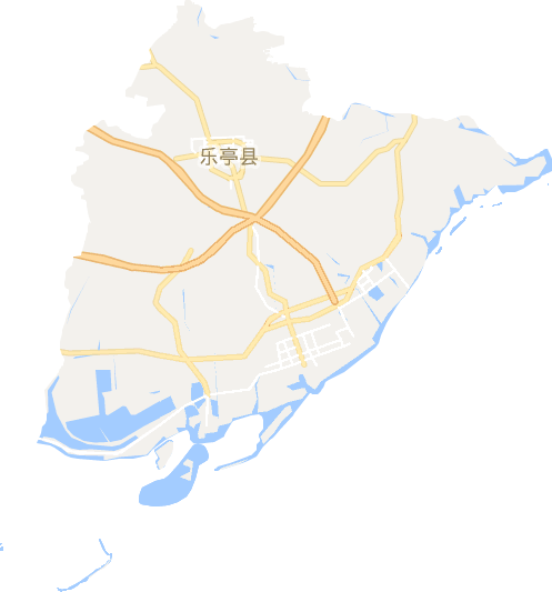 乐亭县电子地图