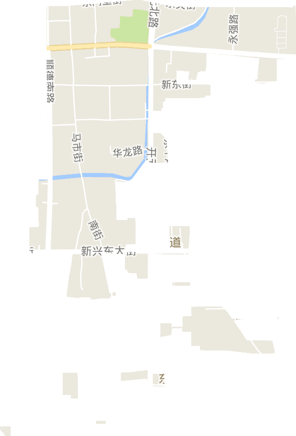 北大街街道电子地图