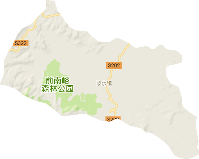 浆水镇电子地图