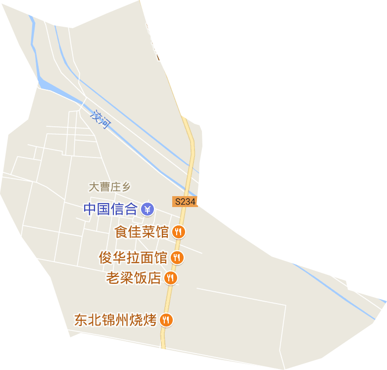 大曹庄乡电子地图