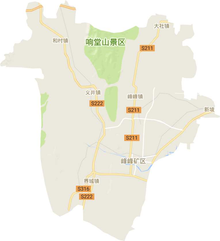 峰峰矿区电子地图