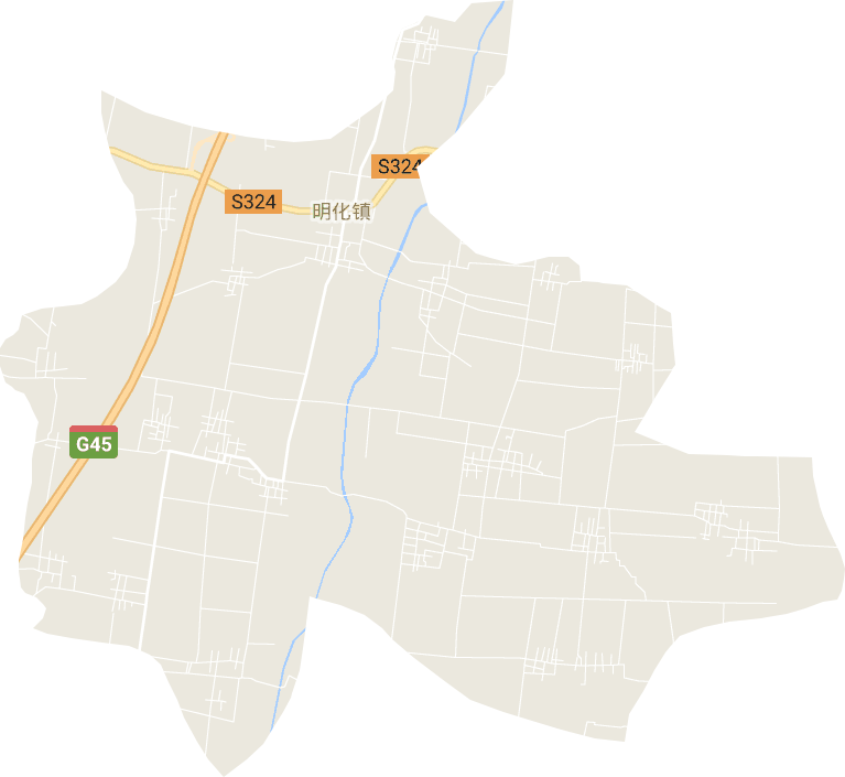 明化镇电子地图