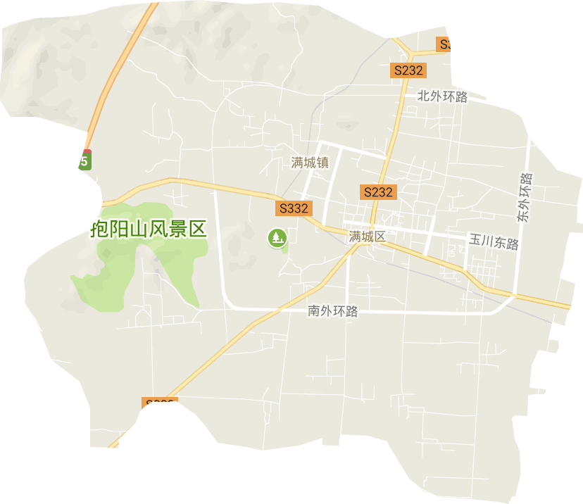 满城镇电子地图