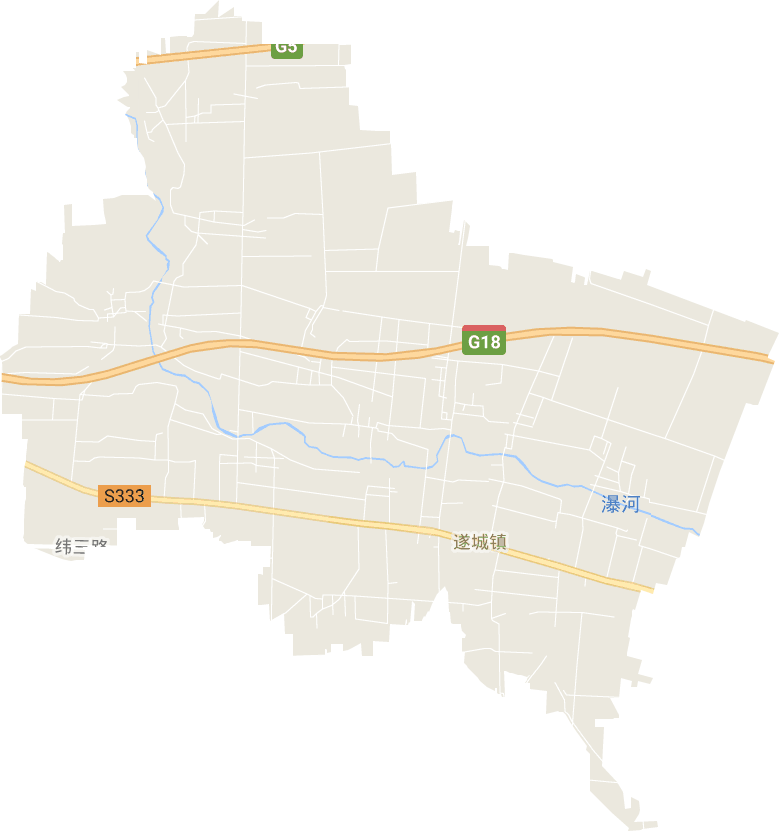 遂城镇电子地图