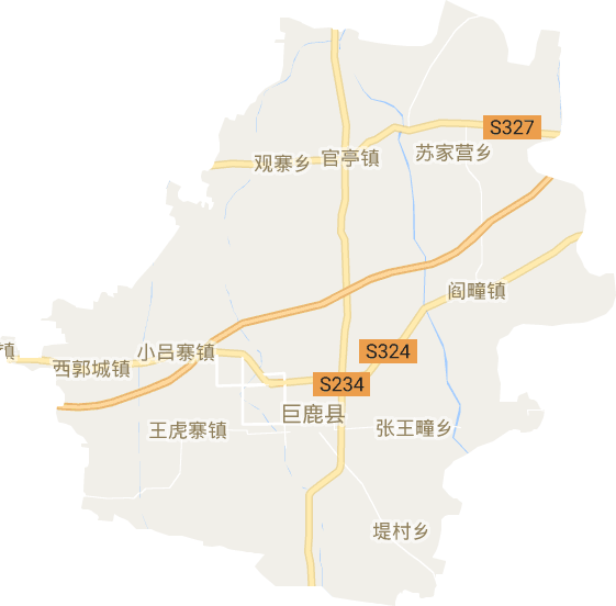 巨鹿县电子地图
