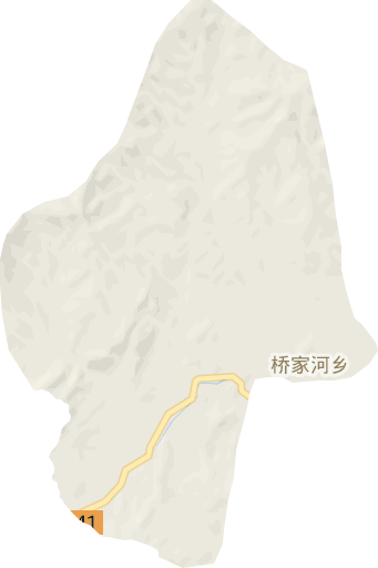 桥家河乡电子地图