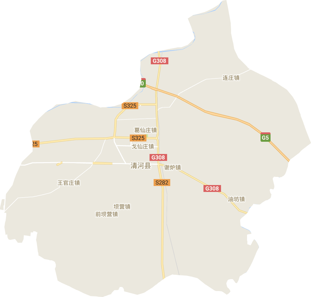 清河县电子地图