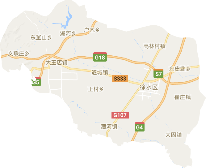 徐水区电子地图