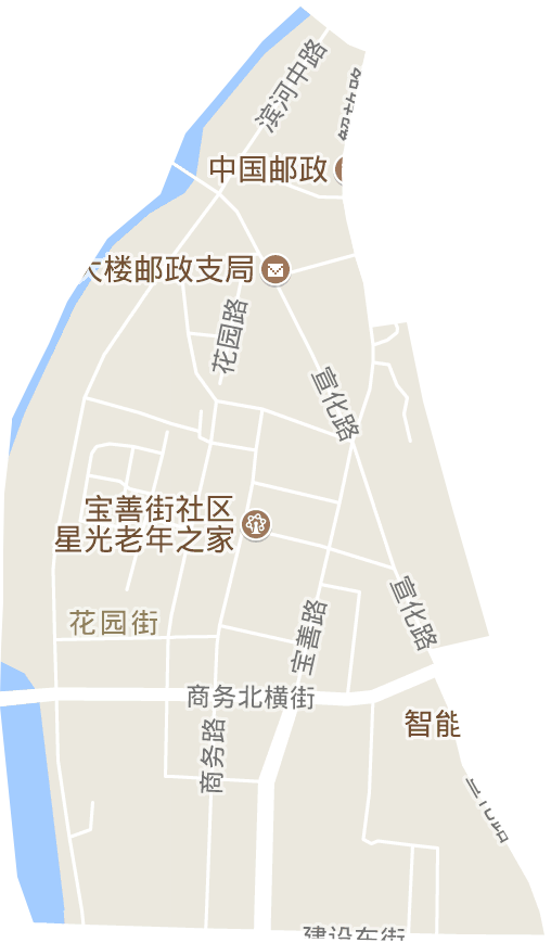 花园街街道电子地图