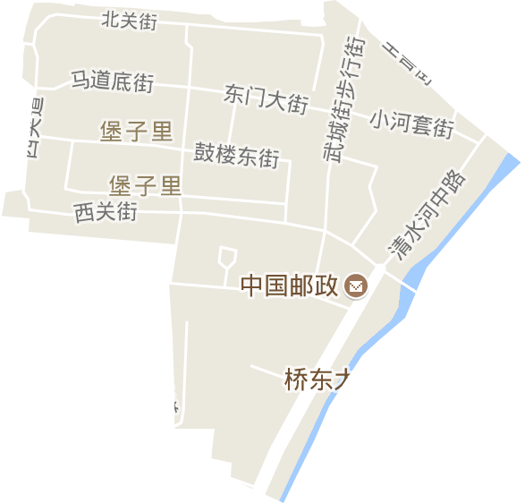 堡子里街道电子地图