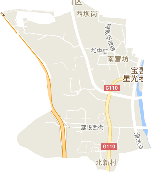 南营坊街道电子地图