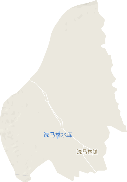 洗马林镇电子地图