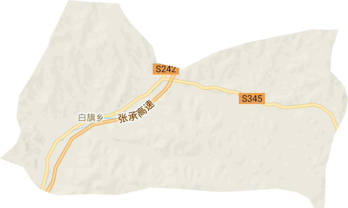 白旗乡电子地图