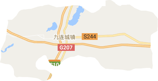 九连城镇电子地图
