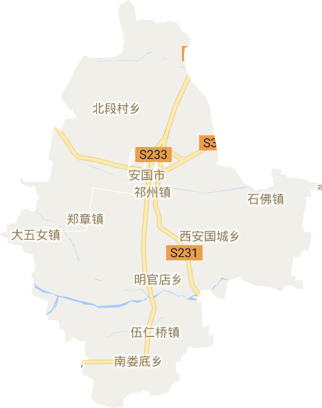 安国市电子地图
