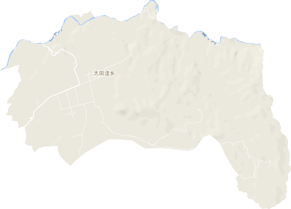 大田洼乡电子地图