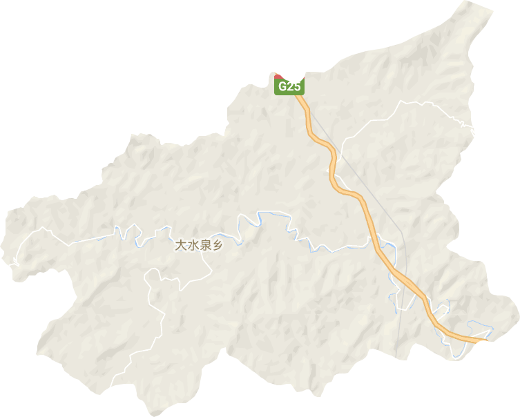大水泉乡电子地图