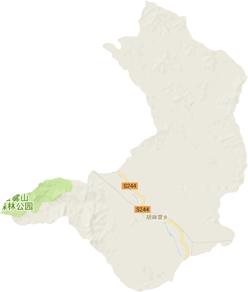 胡麻营乡电子地图