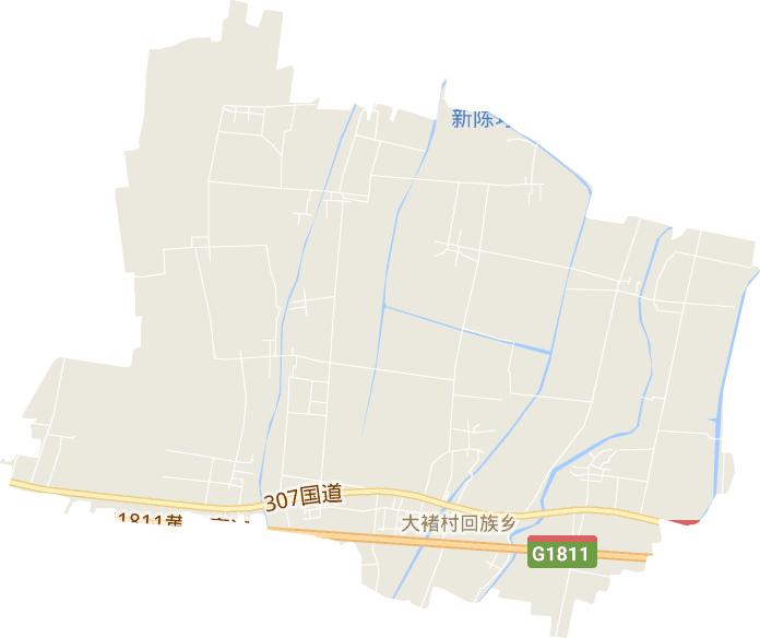 大褚村回族乡电子地图
