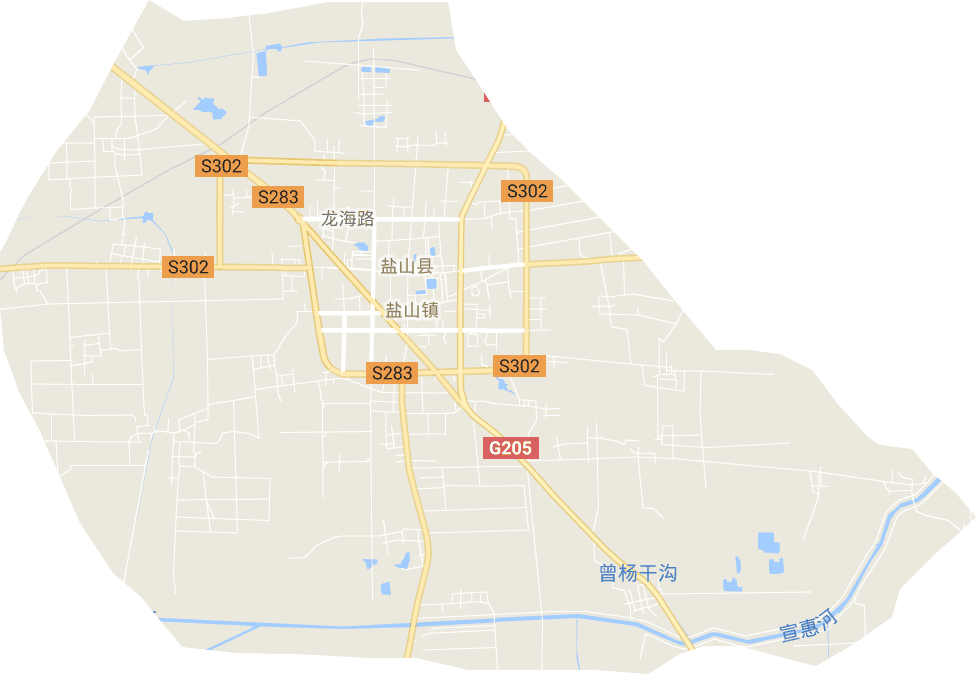 盐山镇电子地图