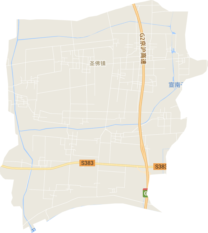 圣佛镇电子地图