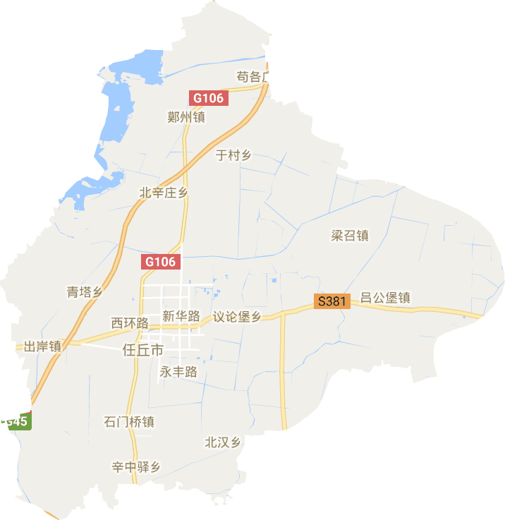 任丘市电子地图