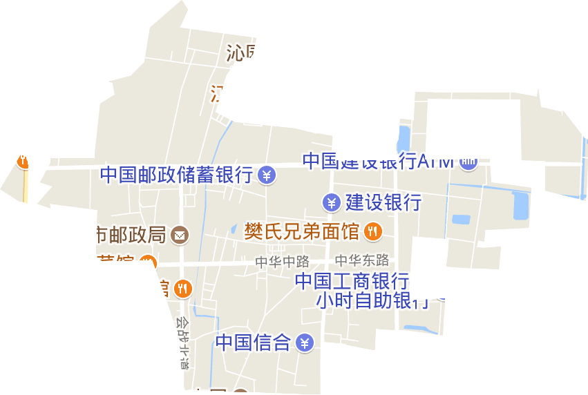 中华路办事处电子地图