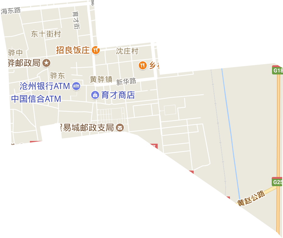 骅东街道电子地图