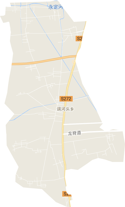 调河头乡电子地图