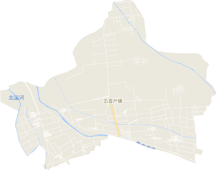 五百户镇电子地图
