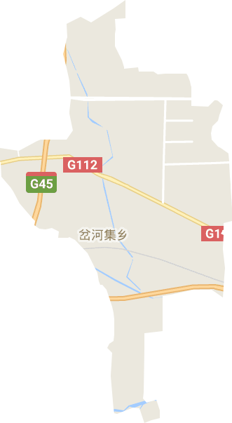岔河集乡电子地图