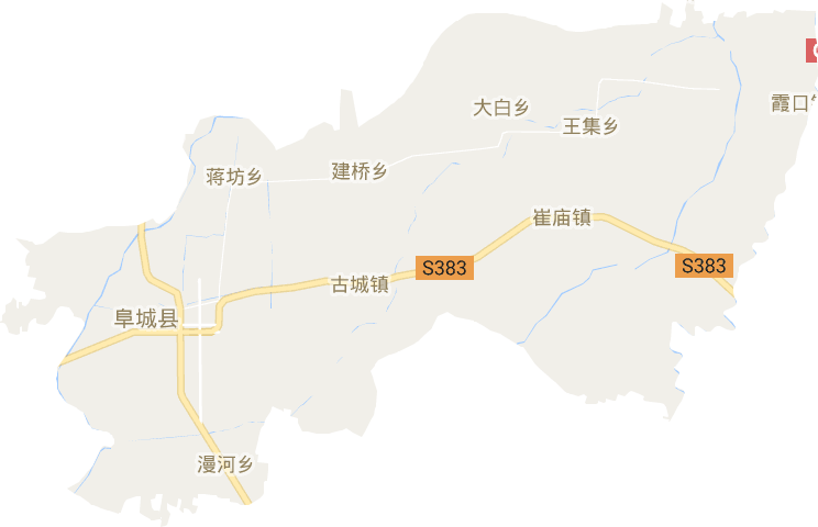 阜城县电子地图