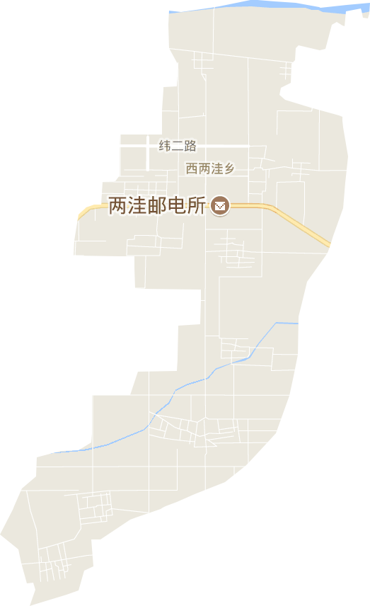 西两洼乡电子地图