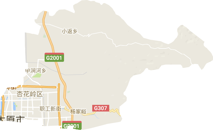 杏花岭区电子地图