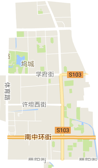 坞城街道电子地图