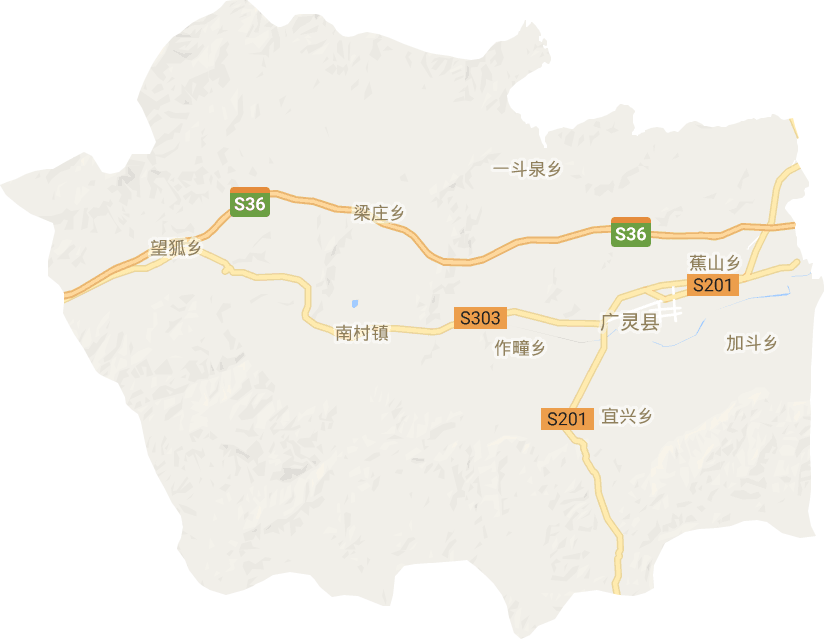 广灵县电子地图
