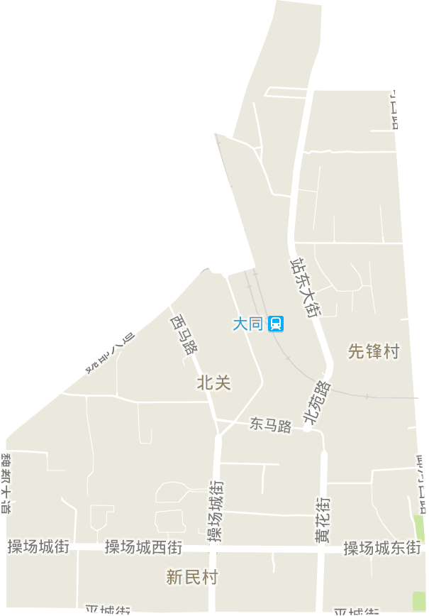 北关街道电子地图