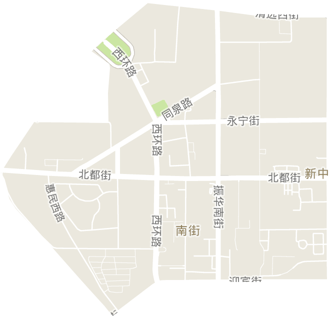 振华南街街道电子地图
