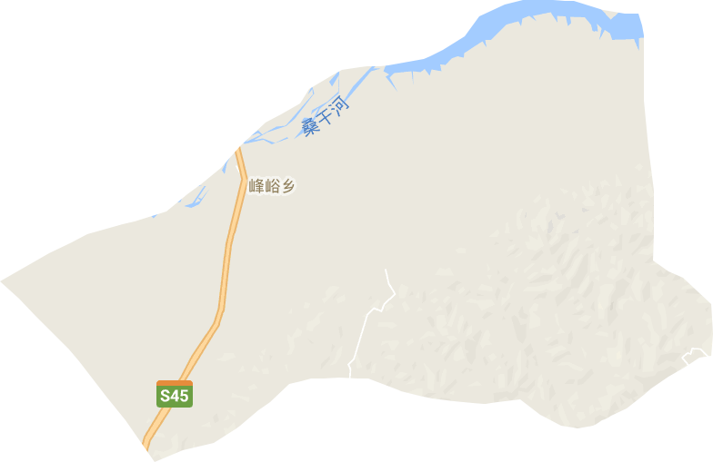 峰峪乡电子地图